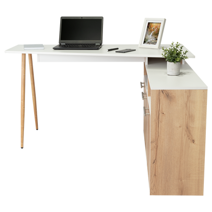 Escritorio Singapur 130  Duna +  Blanco