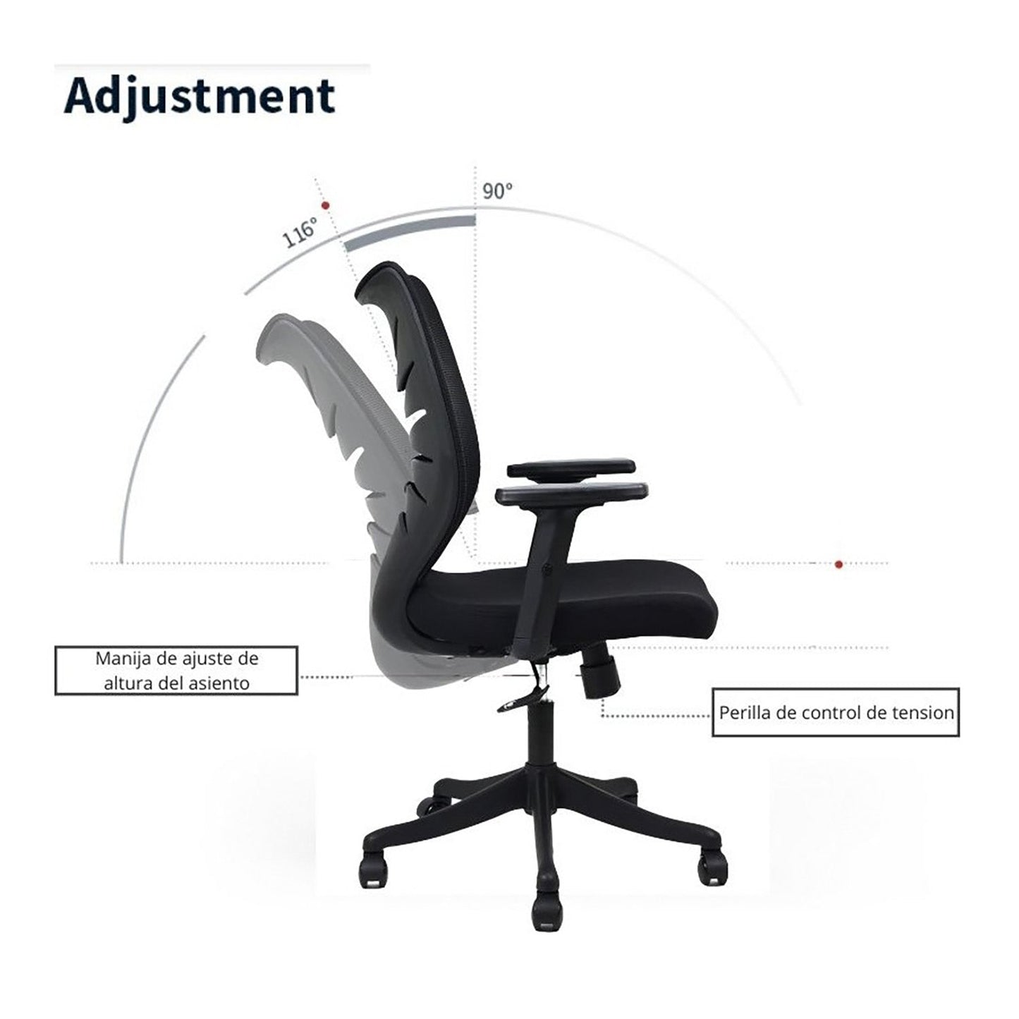 Silla De Oficina Averin Negro