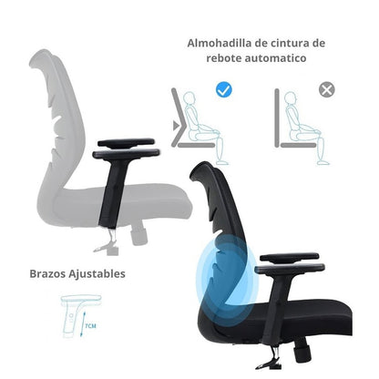 Silla De Oficina Averin Negro
