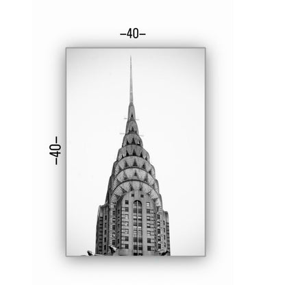 Cuadro Decorativo tipo Marmol Empire State 40 x 40