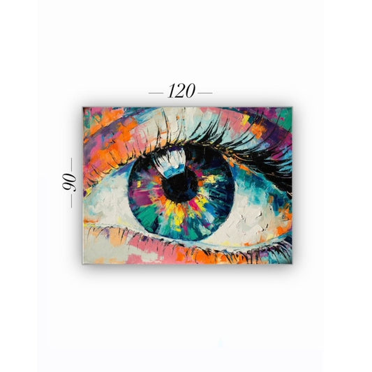 Cuadro Decorativo tipo Marmol Ojo Colors 90 x 120