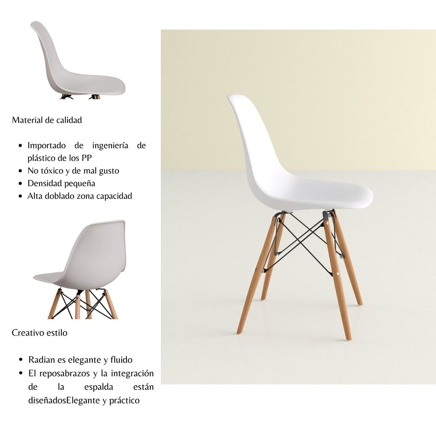 Silla Baeza Blanco
