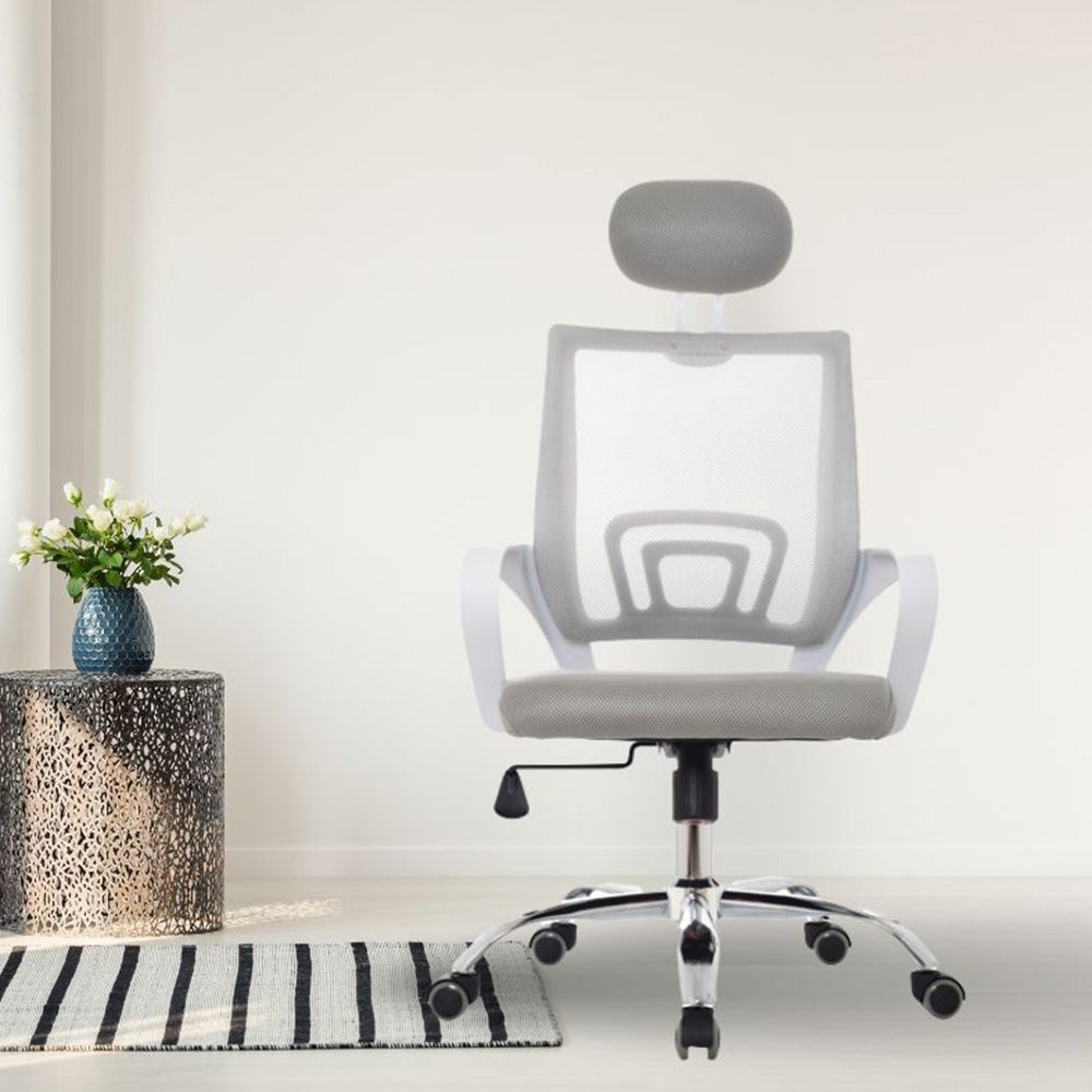 Silla De Oficina Berlin Alta Blanco