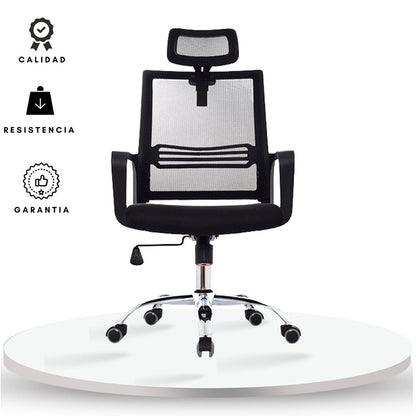 Silla De Oficina Kuren Alta Negro