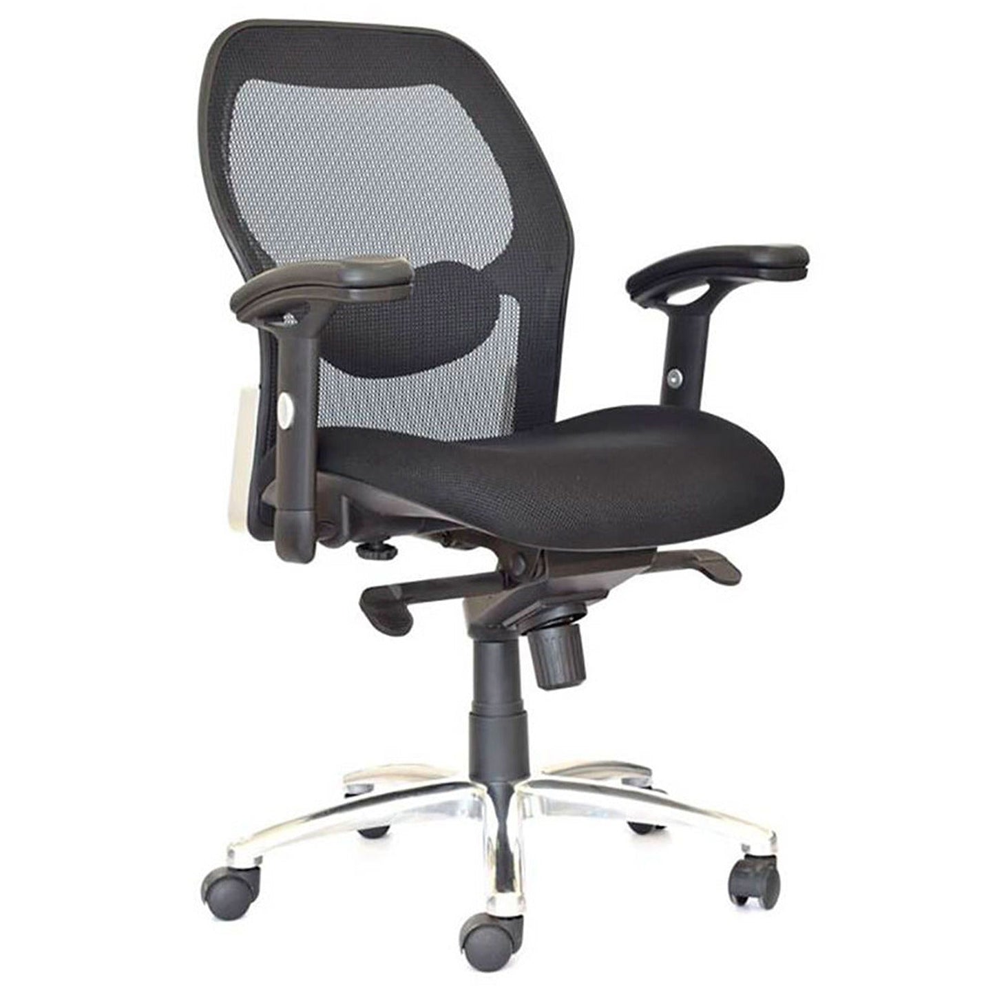 Silla De Oficina Tarek Media Negro