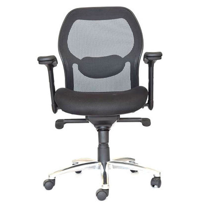 Silla De Oficina Tarek Media Negro