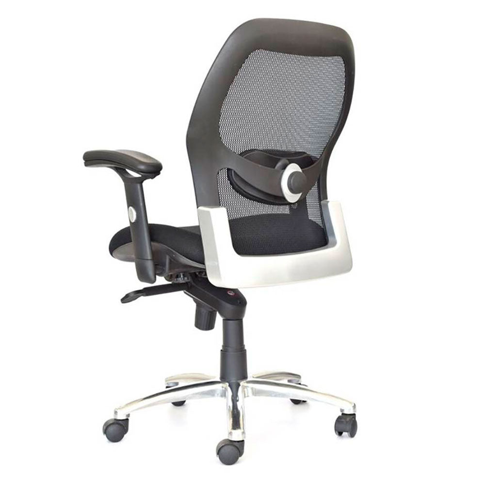 Silla De Oficina Tarek Media Negro
