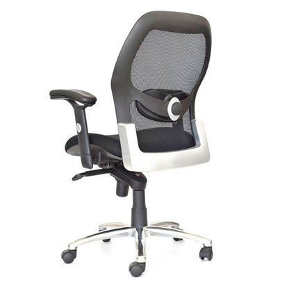 Silla De Oficina Tarek Media Negro