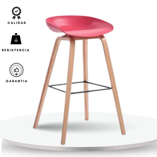 Silla de Barra Verona Rojo