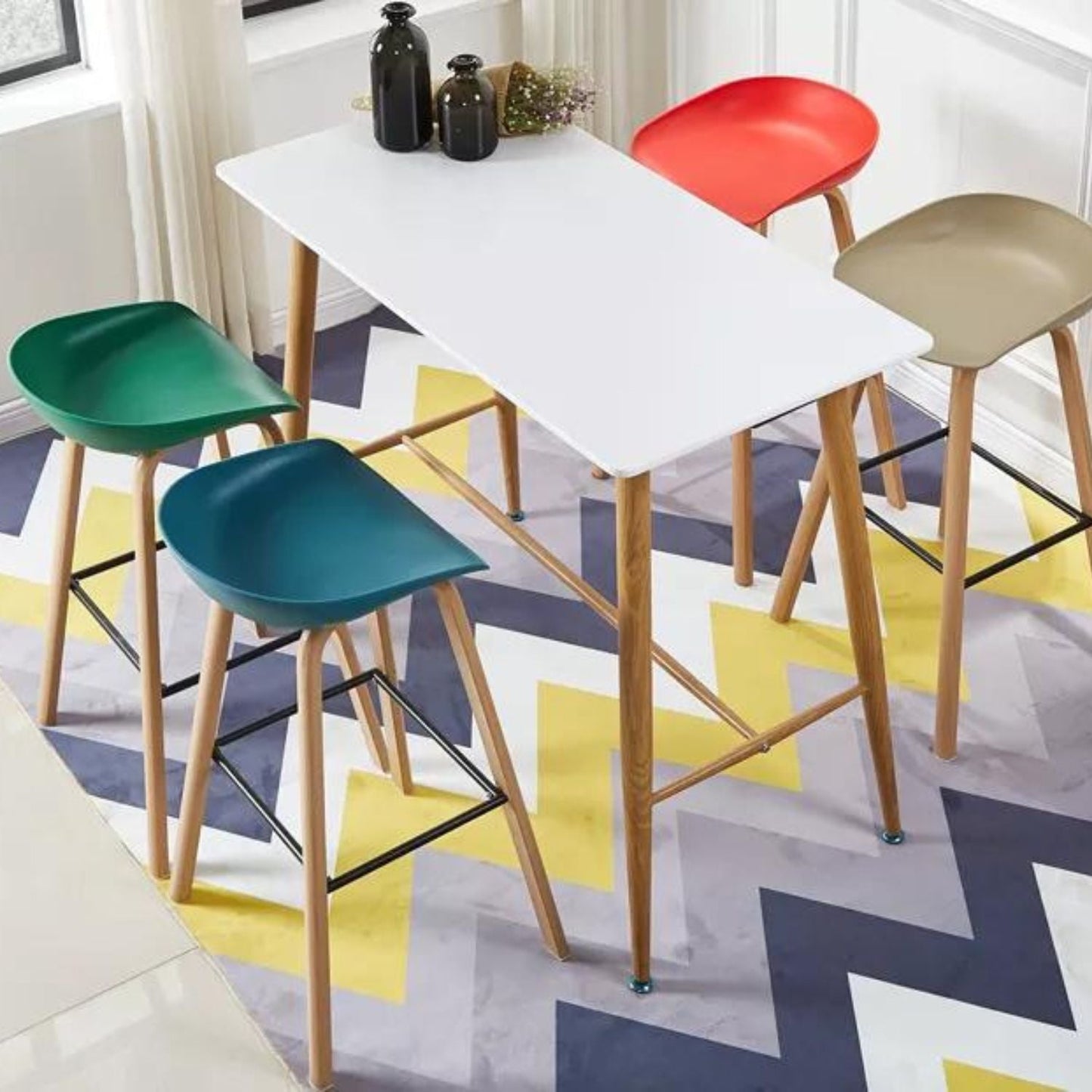 Silla de Barra Verona Rojo