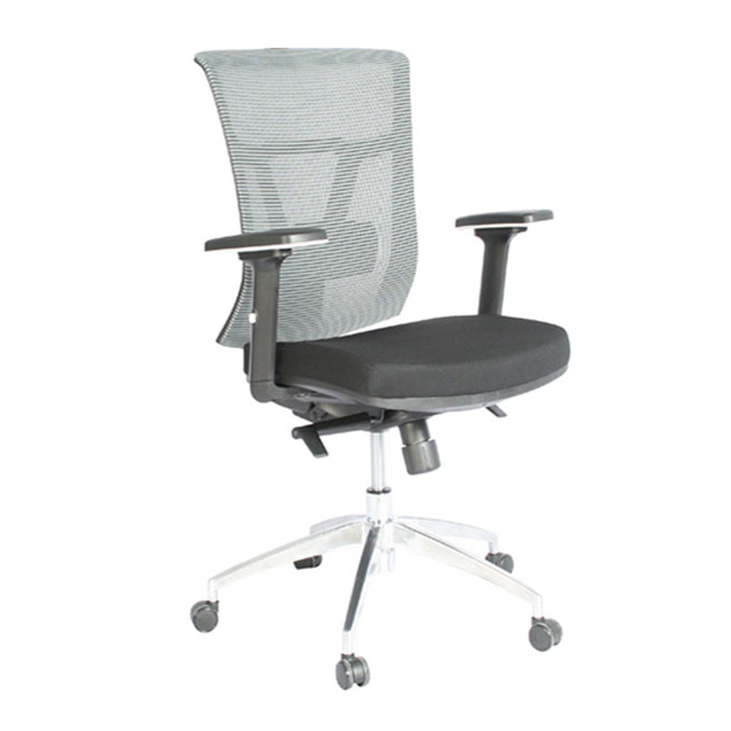 Silla De Oficina Core Media Gris Negro