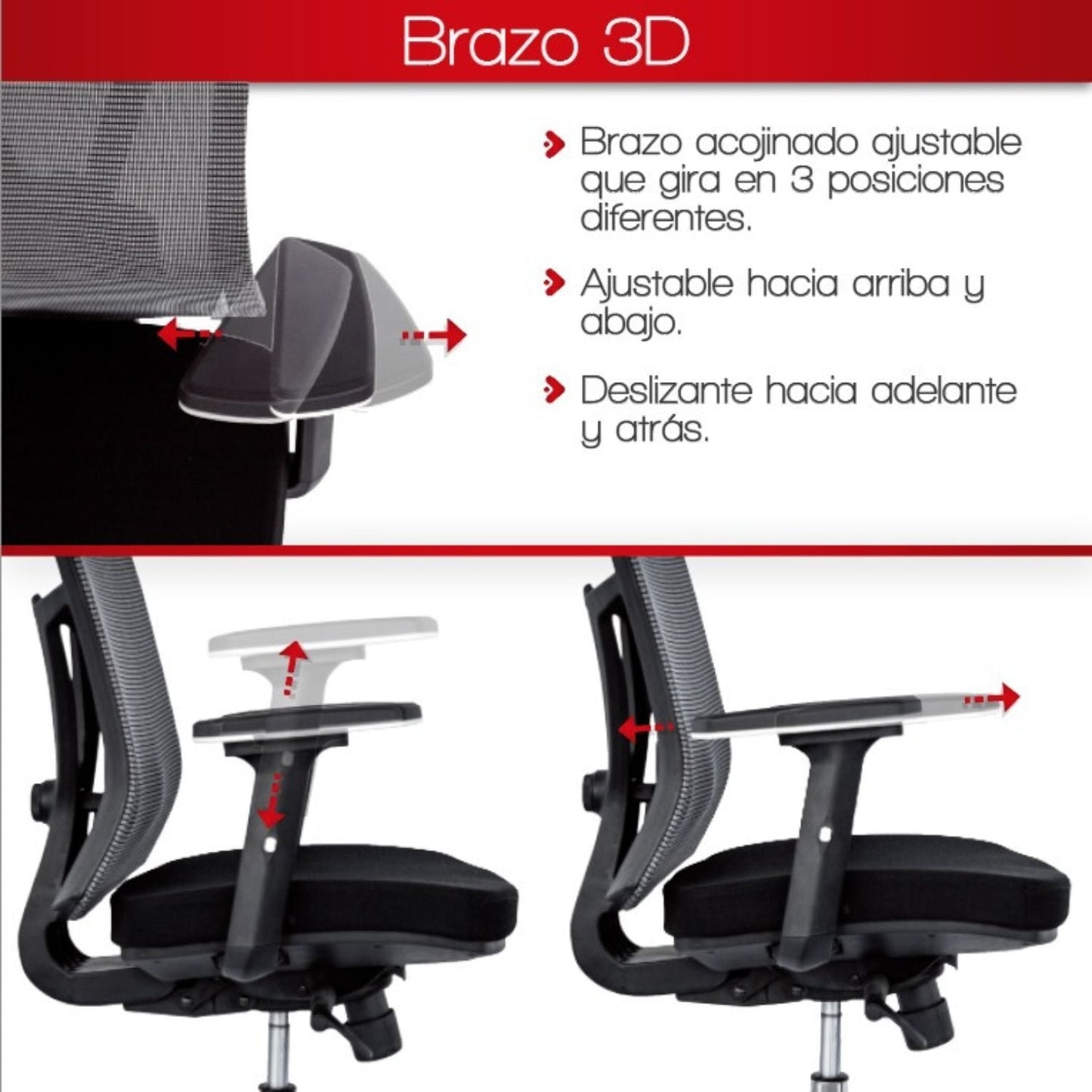 Silla De Oficina Core Premium Negro