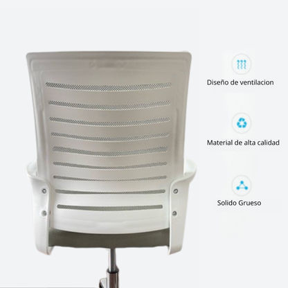 Silla De Oficina Loni Revolucion Gris