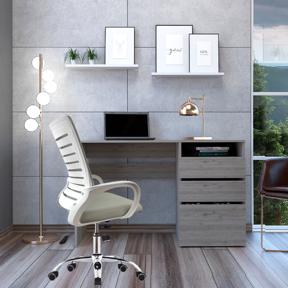 Silla De Oficina Loni Revolucion Gris