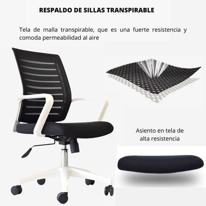 Silla De Oficina Loni Revolution Blanco
