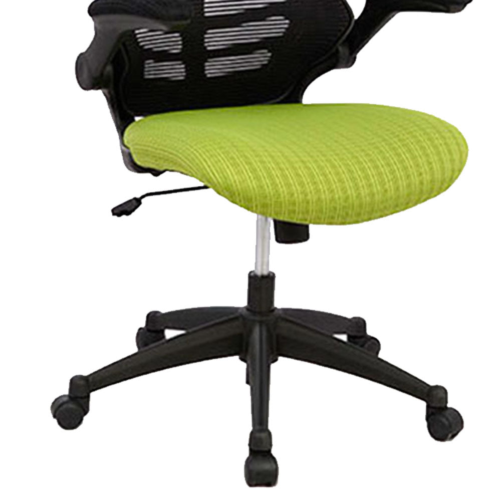 Silla De Oficina Elaris Media Verde Negro