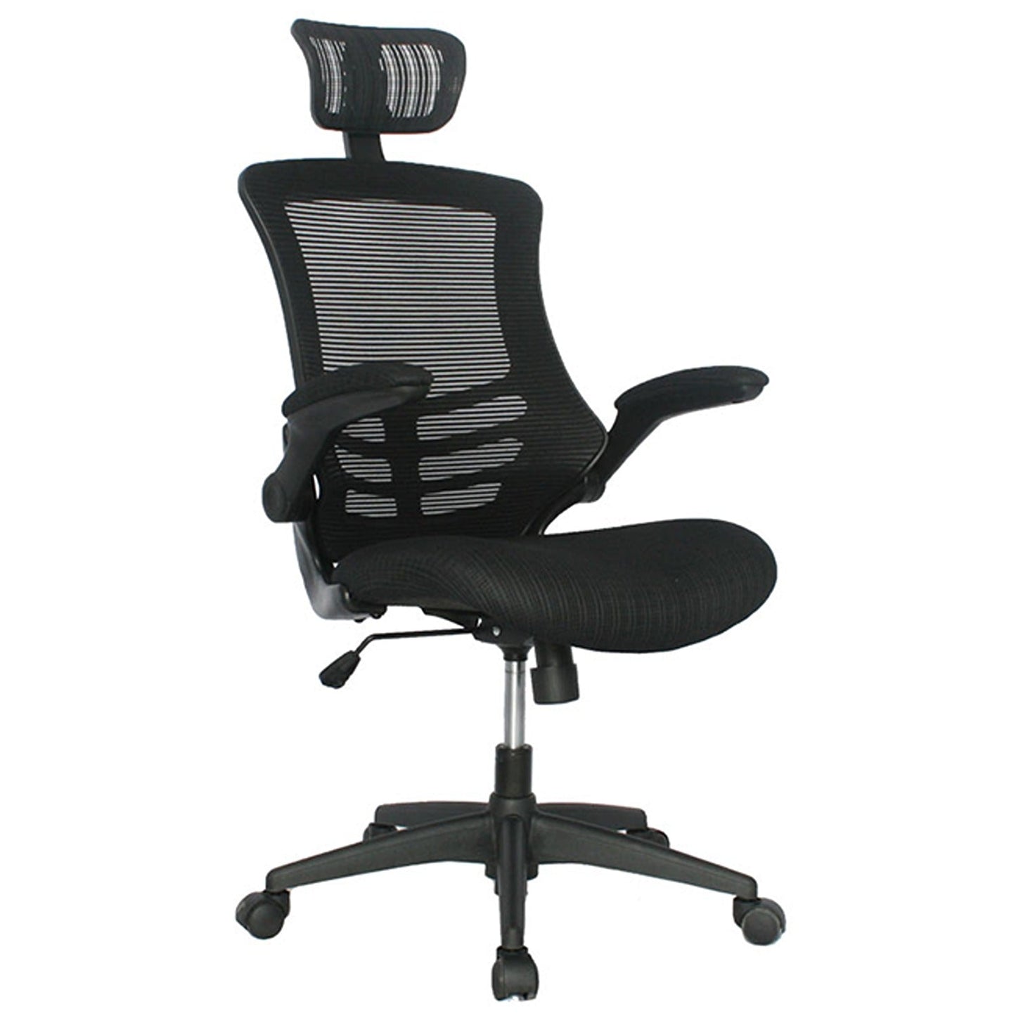 Silla De Oficina Elaris Alta Negro Negro