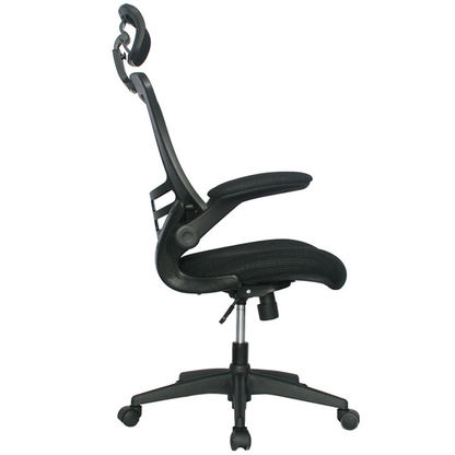 Silla De Oficina Elaris Alta Negro Negro