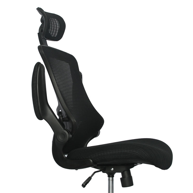 Silla De Oficina Elaris Alta Negro Negro