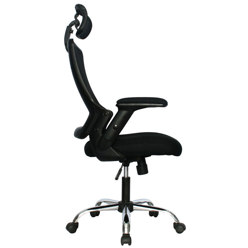 Silla De Oficina Bekel Alta Negra