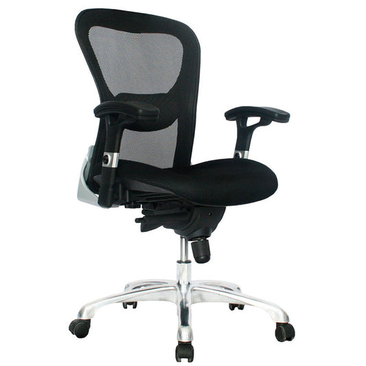 Silla De Oficina Arena Media Negro