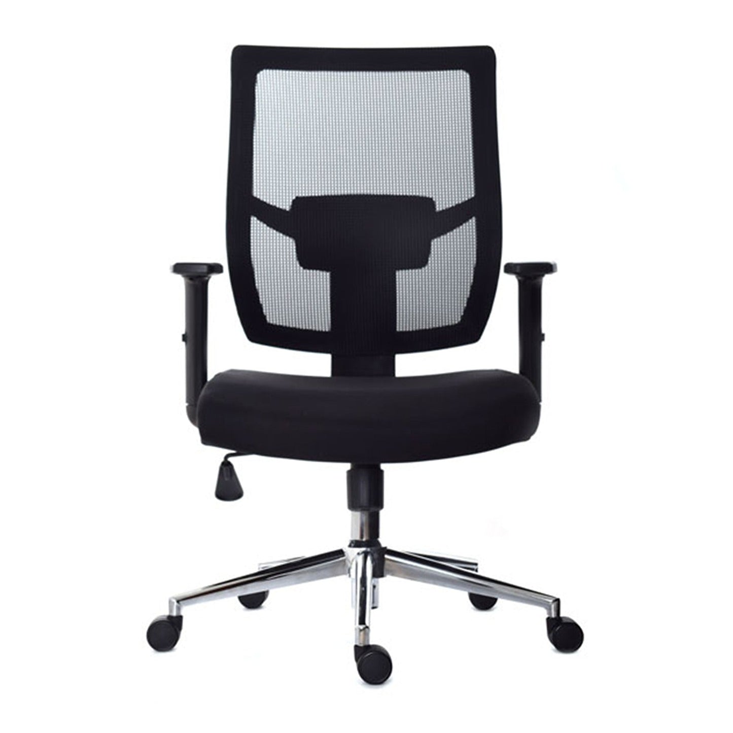 Silla De Oficina Fayet Base Cromo Negro