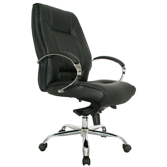 Silla De Oficina Crawfor Alta Negro