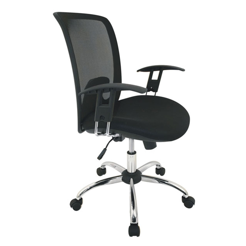Silla De Oficina Cass Media Negro