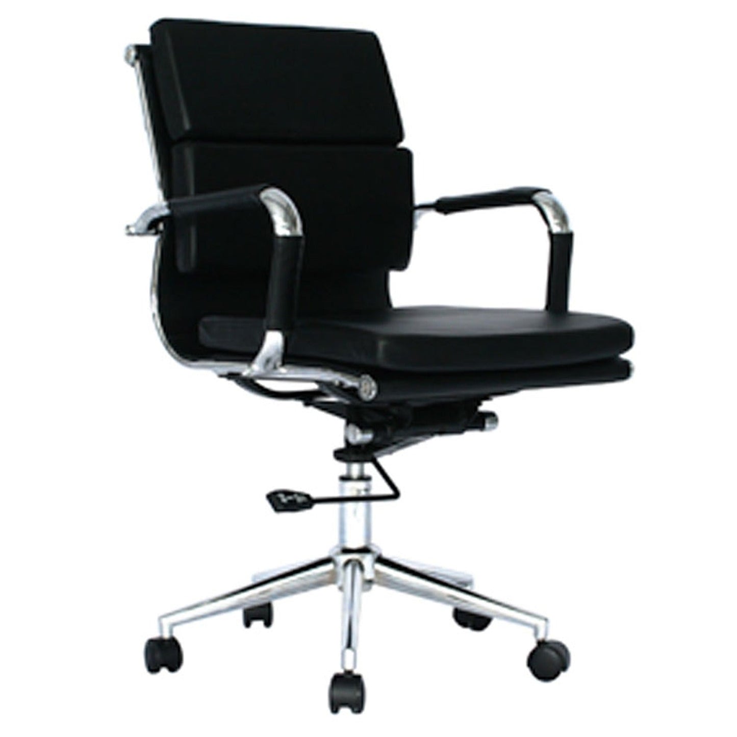 Silla De Oficina Mouse Media Negro
