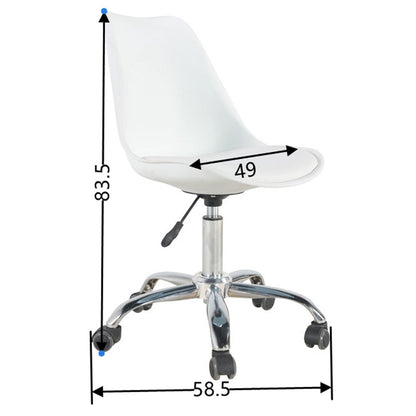 Silla De Oficina Baeza SecretaAureth Blanco