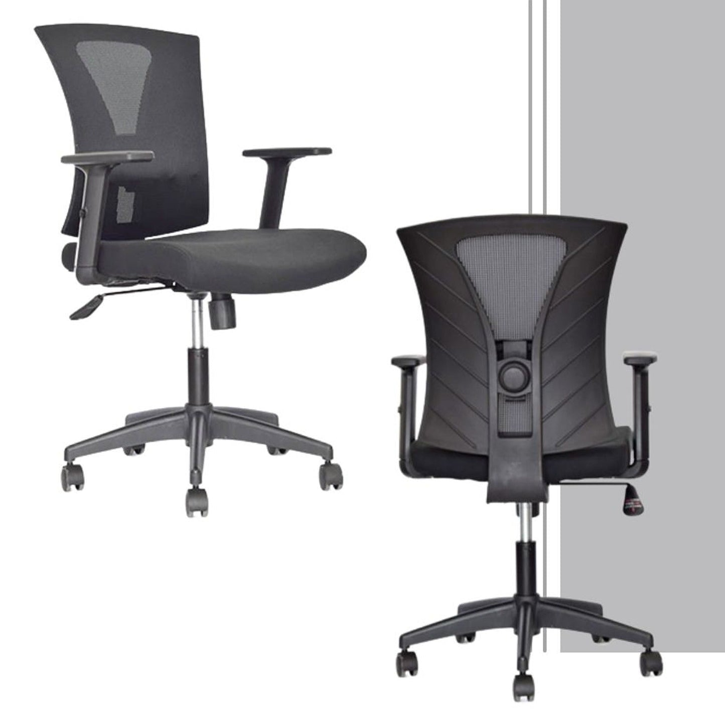 Silla De Oficina Siri Media Negro