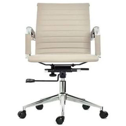 Silla De Oficina Espalda Media Taupe