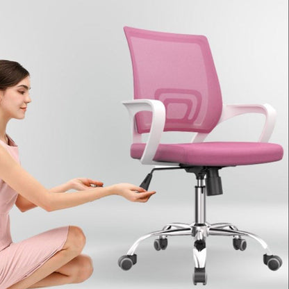 Silla De Oficina Berlin Premium Rosado