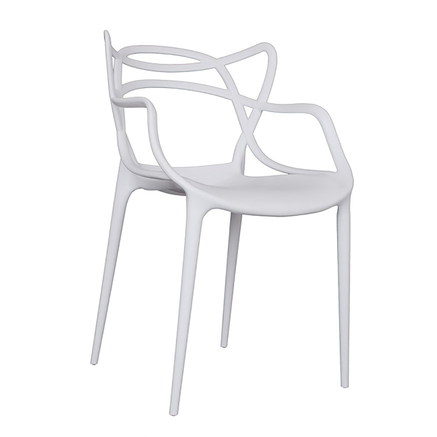 Silla Curva Alba Blanco