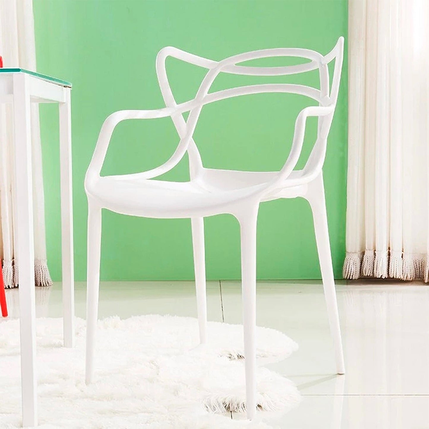 Silla Curva Alba Blanco