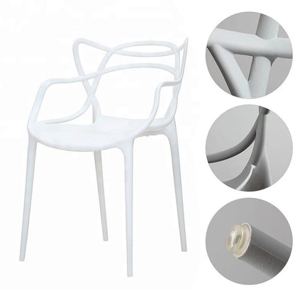 Silla Curva Alba Blanco