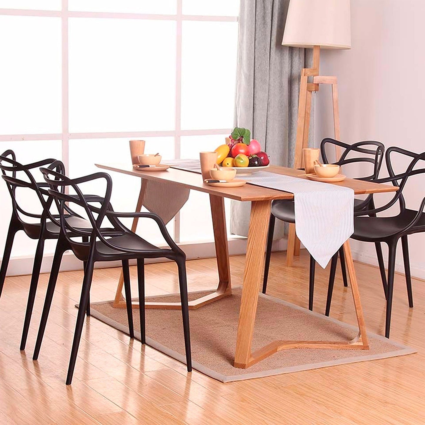 Silla Curva Alba Negro
