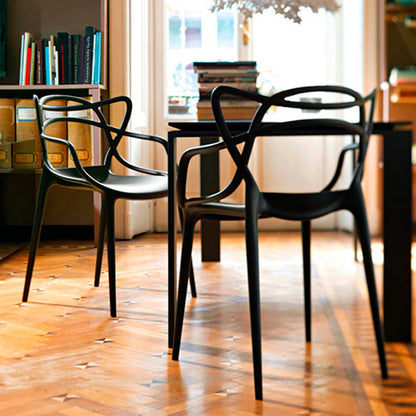 Silla Curva Alba Negro