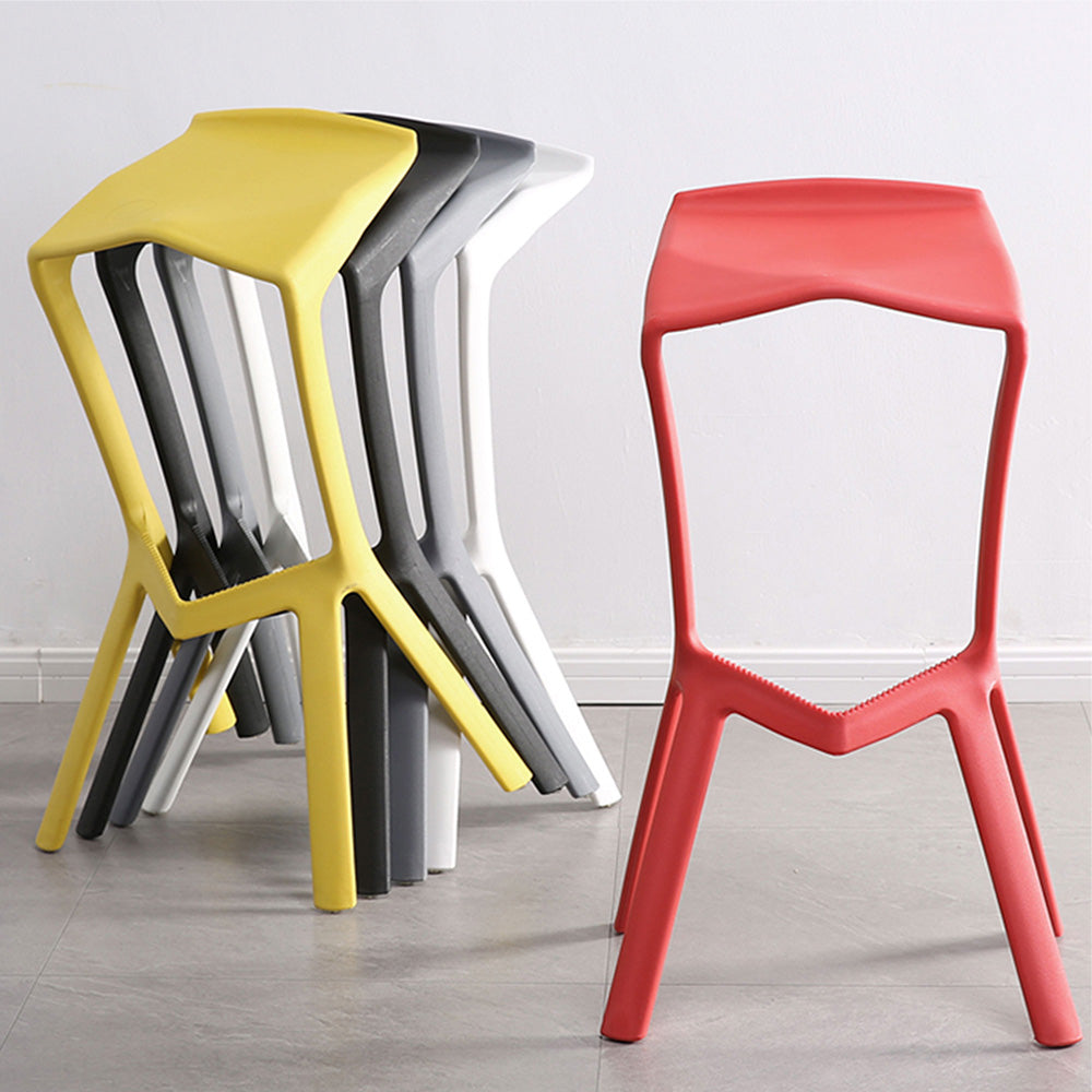 Silla de Barra Minimalista Rojo