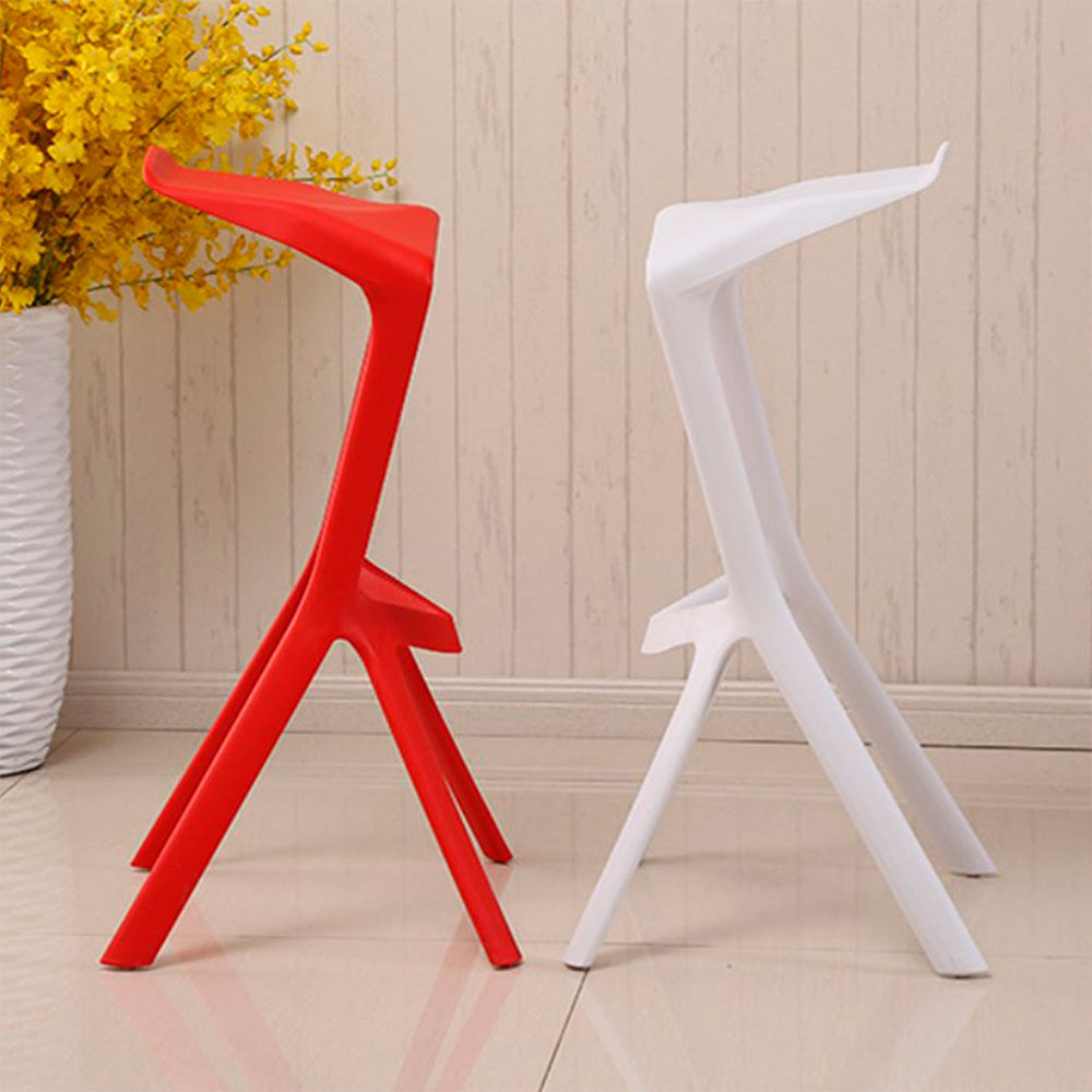 Silla de Barra Minimalista Rojo