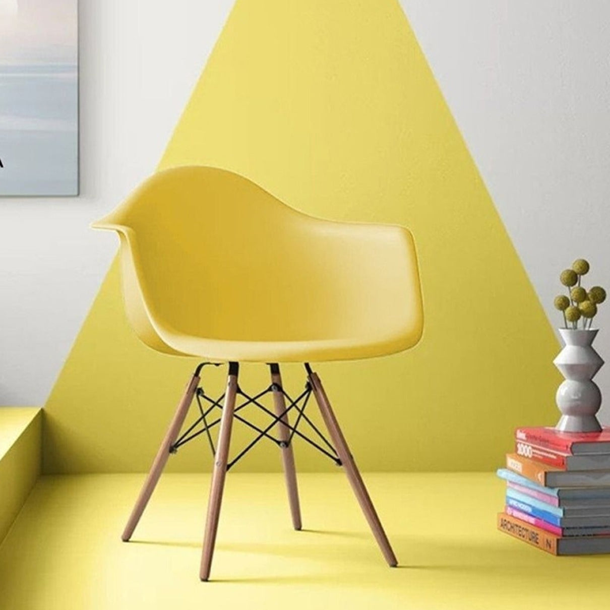 Silla Baeza Brazos Amarillo