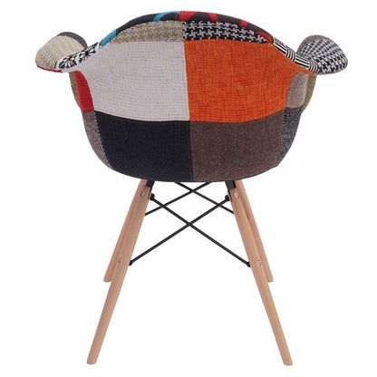Silla Baeza con Brazos Tapizada Colores Varios