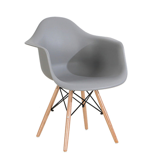 Silla Baeza Brazos Gris