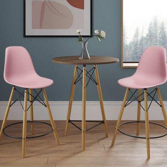 Silla de Barra Baeza Rosada
