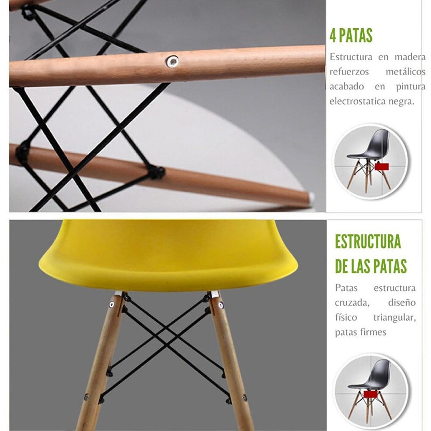 Silla Baeza Mostaza