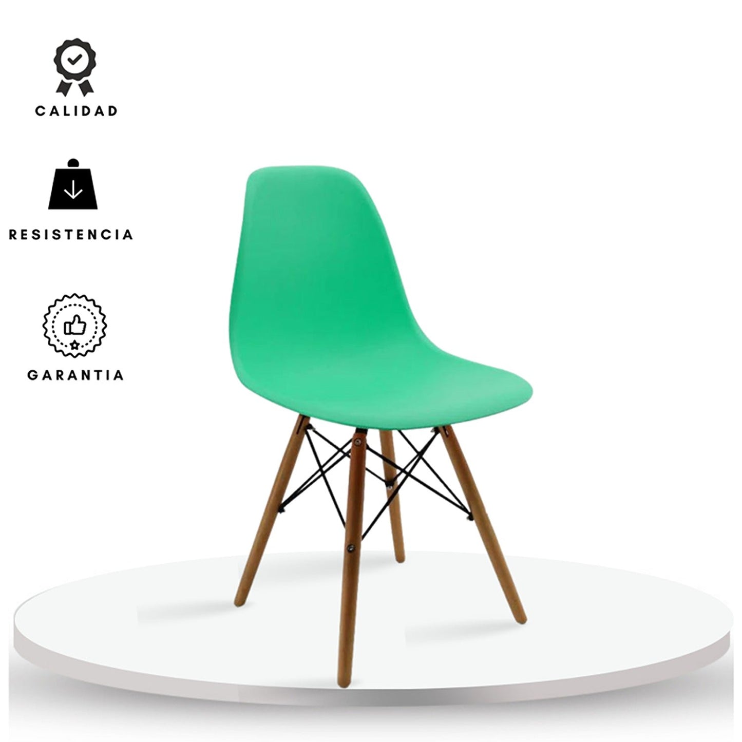 Silla Baeza Verde Menta