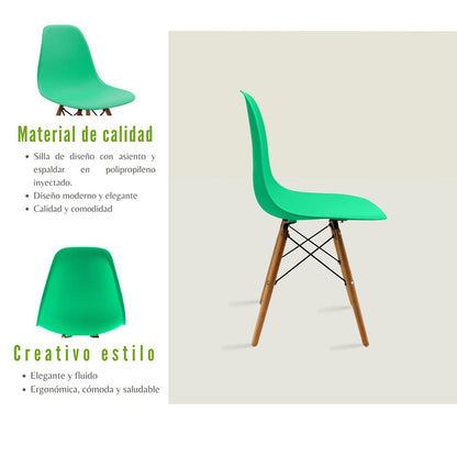 Silla Baeza Verde Menta