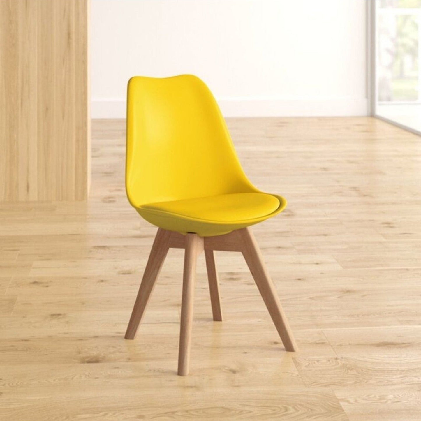 Silla Tapizada Vernaza Amarillo