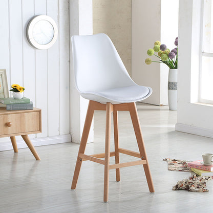 Silla de Barra Vernaza Tapizada Blanco