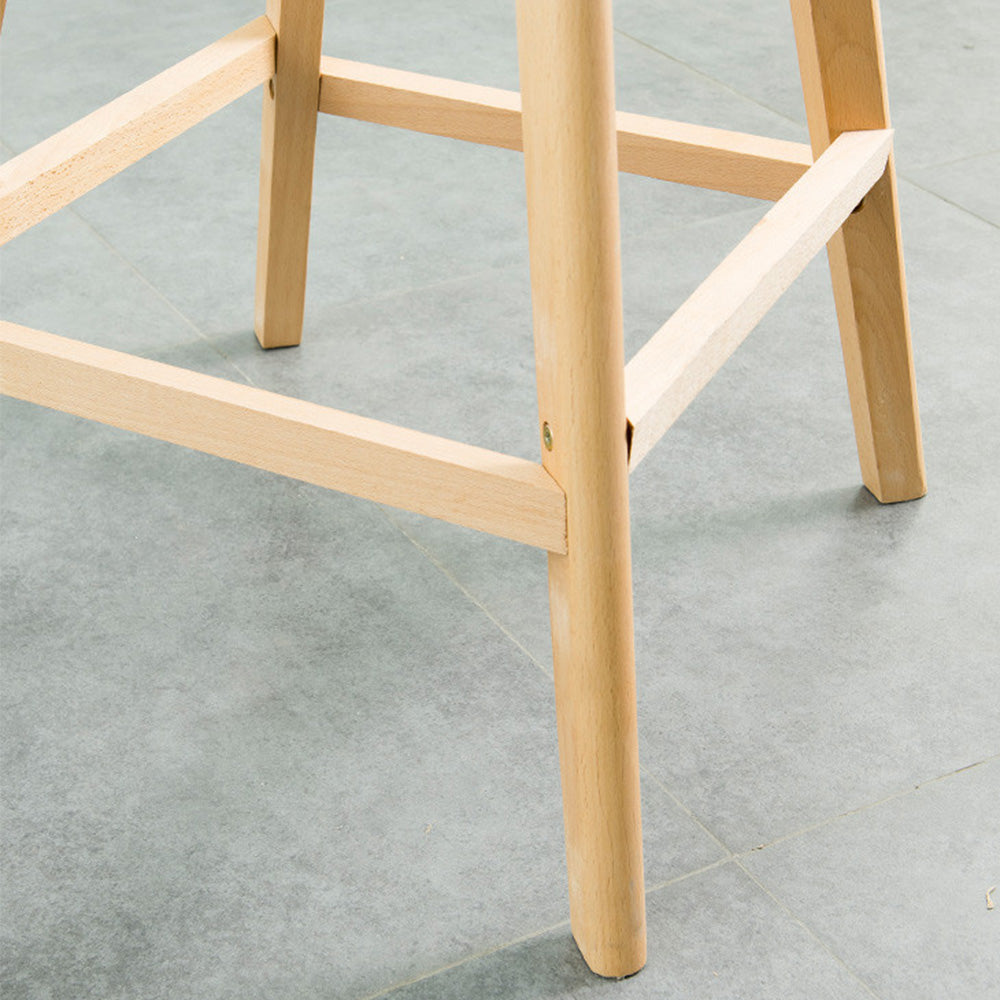 Silla de Barra Vernaza Tapizada Gris